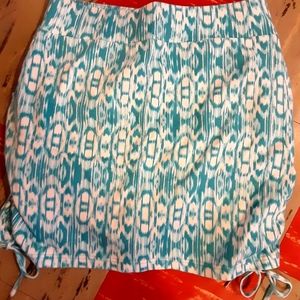NWT teal skort